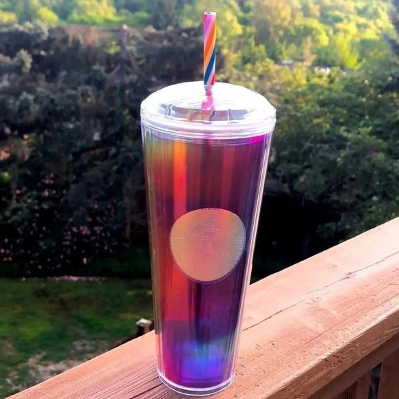 STARBUCKS dome rainbow 2021 summer tumbler